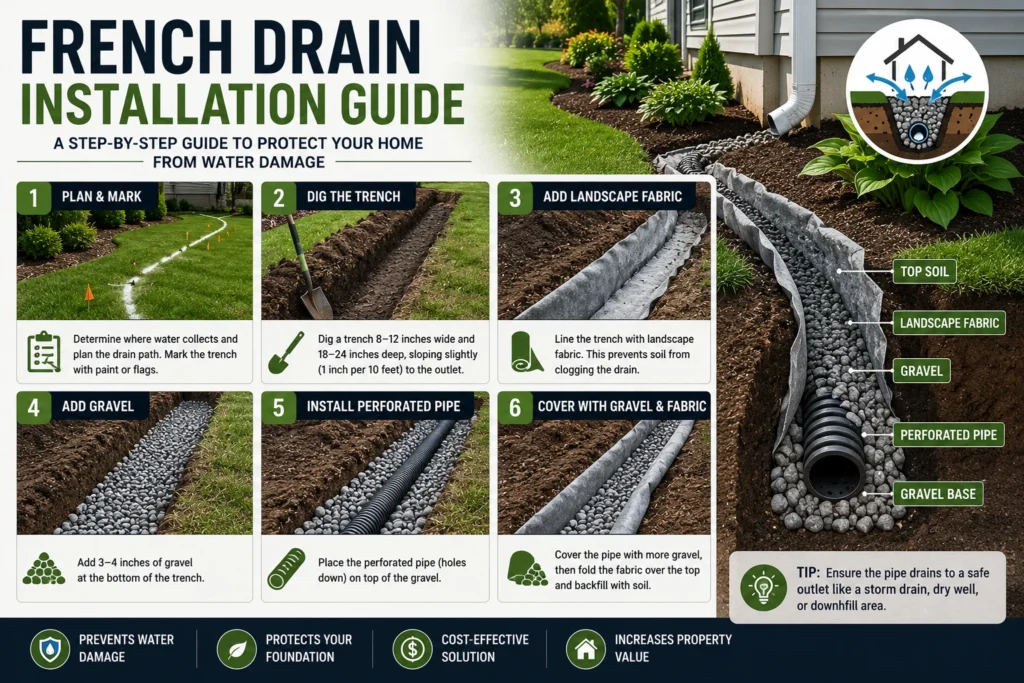 French Drain Installation Guide